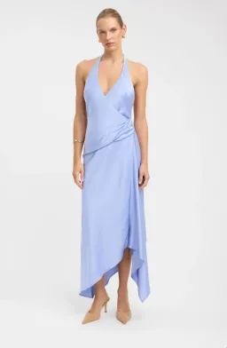 Kookai Palermo Godet Dress - Lavender Blue XS  for rent on The Volte - image 3