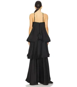 Elliatt Tilly Tiered Maxi Dress Black Size 6 for rent on The Volte - image 3