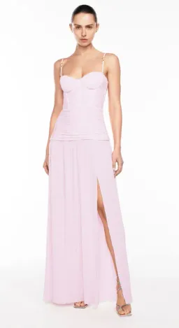 Manning Cartell Double Time Pleat Maxi Dress Hydrangea Size 6 for rent on The Volte - image 1