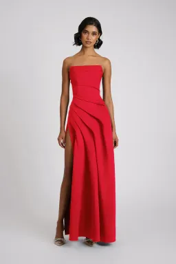 ELIYA THE LABEL Deanna Gown | Red Size XS for rent on The Volte - image 1
