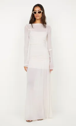 Bec & Bridge Blaine Long Sleeve Maxi Dress Butter Cream for rent on The Volte - image 1