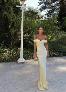 Natalie Rolt Bridget Gown Lemon Size 3 for rent on The Volte - image 1