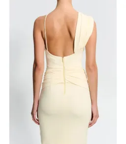 Effie Kats Greer Gown in Lemon Size 6 for rent on The Volte - image 5