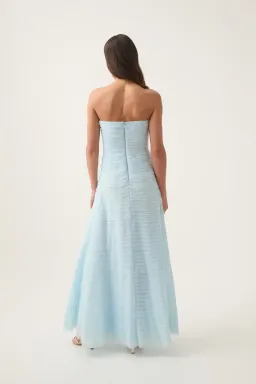 Aje Soundscape Maxi Dress size 14 Sea Breeze Blue  for rent on The Volte - image 2