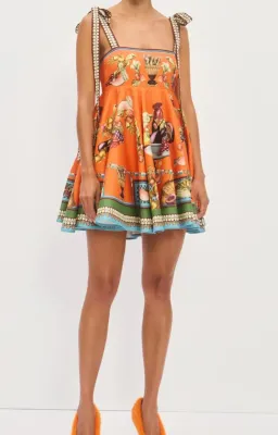 Alemais Rocco mini orange/multi size 12 for rent on The Volte - image 1