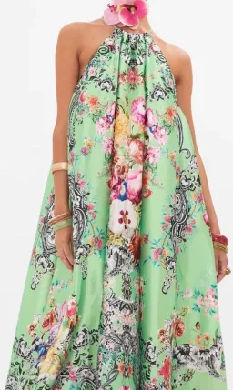 Camilla Trapeze Maxi Dress Porcelain Dream Size M/L  for rent on The Volte - image 2