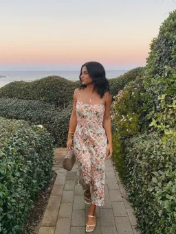 Bec & Bridge Camellia Delights Midi Dress Size AU 8 / S for rent on The Volte - image 1