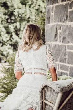 Zimmermann Lovelorn Floral Flutter Midi Dress | Size 1 AU 10 for rent on The Volte - image 3