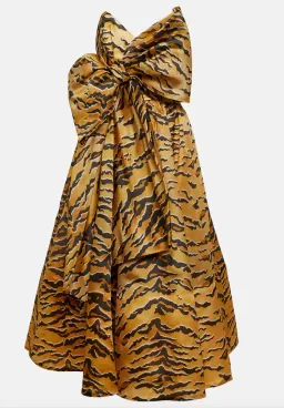 Zimmermann Matchmaker animal-print silk maxi dress for rent on The Volte - image 1
