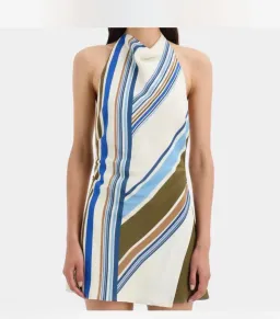 SIR the label stripe mini dress size 1  for rent on The Volte - image 1