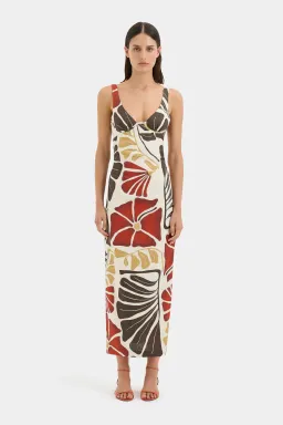 SIR THE LABEL JULIETTA BALCONETTE MIDI DRESS / SIZE 10 for rent on The Volte - image 1