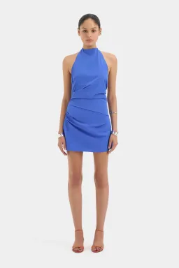 SIR THE LABEL SOL HALTER MINI DRESS / BLUE / SIZE 8 for rent on The Volte - image 3