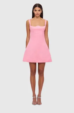 Leo Lin Jacinta Dress in Bubblegum for rent on The Volte - image 3