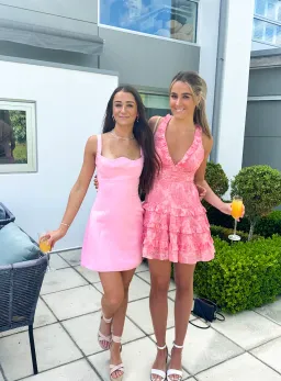 Leo Lin Jacinta Dress in Bubblegum for rent on The Volte - image 7