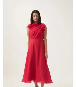 Aje GENESIS MIDI DRESS size 10 for rent on The Volte - image 1