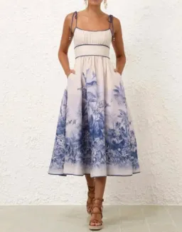 Zimmermann Wylie Picnic Dress Size 1 (10) for rent on The Volte - image 1