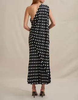 By Johnny Dove Drape Polka Dress / Size 16  for rent on The Volte - image 3