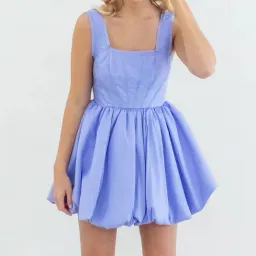 Aje Suzette Lavender Bubble Mini Dress Size 14 for rent on The Volte - image 6