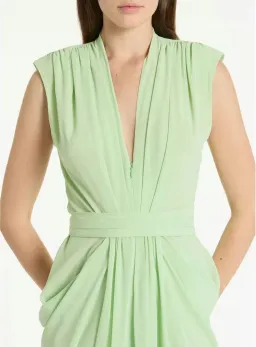 Carla Zampatti Peridot Waterfall Dress Size 10 for rent on The Volte - image 3