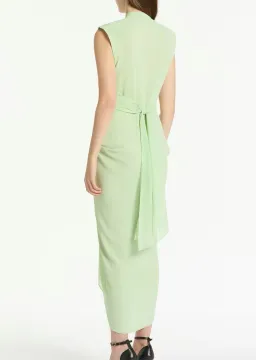 Carla Zampatti Peridot Waterfall Dress Size 10 for rent on The Volte - image 2