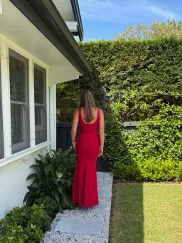 Hervé Léger Red Bandage Gown Size S for rent on The Volte - image 3