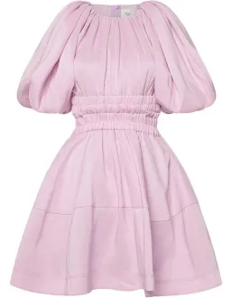 Aje Solitude Lilac Puff Sleeve Cut Out Dress Size 14 for rent on The Volte - image 4