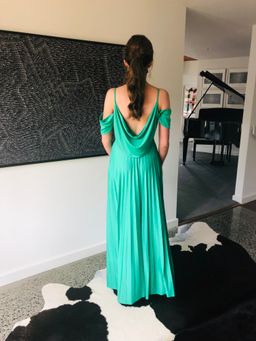 Green Formal Dress size 8 for rent on The Volte - image 3