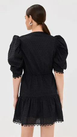 Farm Rio Summer Garden Mini Dress Black Size Small for rent on The Volte - image 5