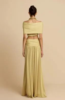 Arcina Ori Alessia Top & Maxi Skirt Dress Set in Sand AU 6 for rent on The Volte - image 5
