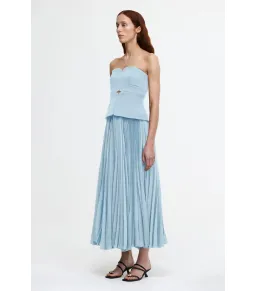 Acler Avonlea Midi Dress Blue Size 12 for rent on The Volte - image 3