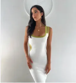 Sir the label evalina cut out dress for rent on The Volte - image 1