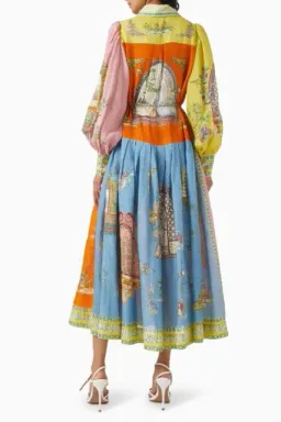 ALEMAIS Monte Midi Shirtdress Size 10 for rent on The Volte - image 3