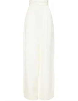 Aje Tate Linen Bland Wide Leg Pant white size 10 for rent on The Volte - image 2