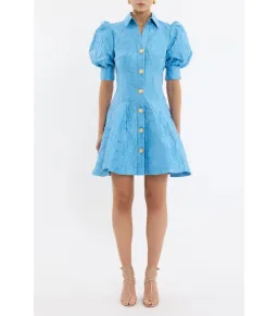Rebecca Vallance Aegir Mini Dress Blue Size 8 for rent on The Volte - image 1
