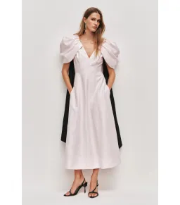 Aje Bisou Midi Dress Pastel pink Size 8 for rent on The Volte - image 2