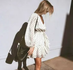 SHONA JOY KARINA PUFF SLEEVE DRESS for rent on The Volte - image 1