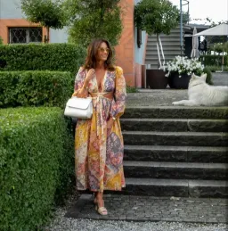 Zimmermann Pattie Patchwork Cutout Long Dress Size 0 / AU 8 for rent on The Volte - image 6