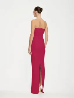 Effie Kats MONROE GOWN - Raspberry Size XS for rent on The Volte - image 2