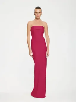 Effie Kats MONROE GOWN - Raspberry Size XS for rent on The Volte - image 1