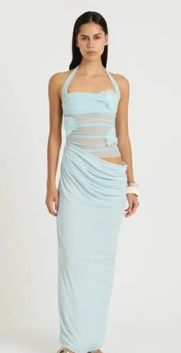 BENNI Florence Maxi Dress in Blue - Size 6 for rent on The Volte - image 1