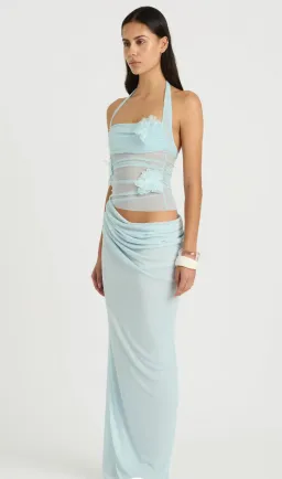 BENNI Florence Maxi Dress in Blue - Size 8 for rent on The Volte - image 2