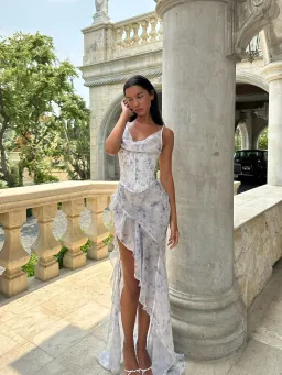 Cherie Attire - Rosario Floral Maxi Dress for rent on The Volte - image 2