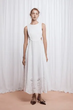 Lovaan Amelia Dress White Size 12 for rent on The Volte - image 2