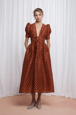 Lovaan Boehm Dress Auburn Rose Size 10 for rent on The Volte - image 1