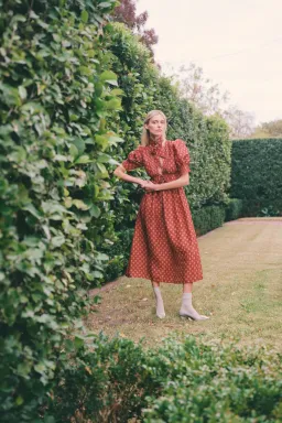 Lovaan Boehm Dress Auburn Rose Size 10 for rent on The Volte - image 5