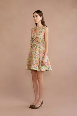 Lovaan Delilah Dress Sienna Floral Size 12 for rent on The Volte - image 3