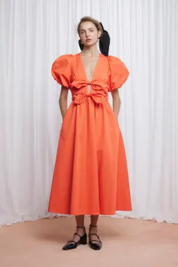 Lovaan Devon Dress Coral Size 14 for rent on The Volte - image 1