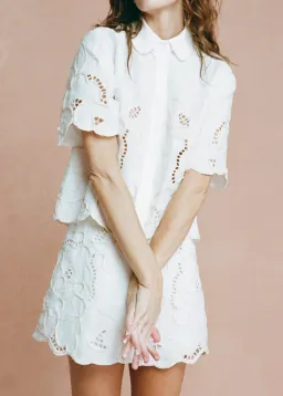 Lovaan Milicent Top White Size 8 for rent on The Volte - image 7