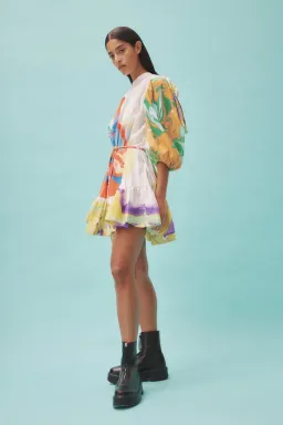 ALEMAIS Luca Mini Dress Multi Size 6 Au for rent on The Volte - image 5