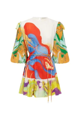 ALEMAIS Luca Mini Dress Multi Size 6 Au for rent on The Volte - image 3